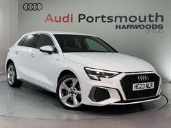 White Used 2023 Audi A3 Sportback e-tron S-Line Hatchback | £23,490 (A bit pricey)