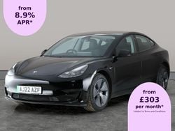 Black Used 2022 Tesla Model 3 RWD Sedan | £19,308 (Fair price)