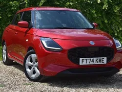 Red Used 2025 Suzuki Swift Hatchback | £18,236 (Fair price)