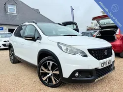 White Used 2017 Peugeot 2008 GT-line SUV | £8,495 (A bit pricey)