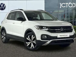 White Used 2023 VW T-Cross Black Edition SUV | £18,450 (Fair price)