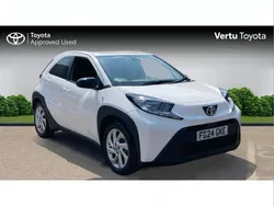 White Used 2024 Toyota Aygo PURE Hatchback | £12,566 (Fair price)
