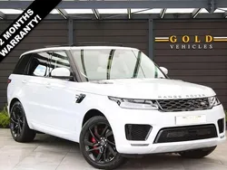 White Used 2018 Land Rover Range Rover Sport Dynamic SUV | £31,895 (Fair price)