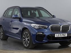 Blue Used 2021 BMW X5 M Sport SUV | £44,299 (A bit pricey)