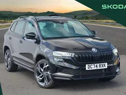 Black New 2025 Skoda Karoq SportLine SUV | £32,995 (Expensive)