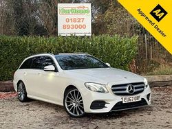 White Used 2017 Mercedes E350 AMG line Estate | £19,399 (Fair price)