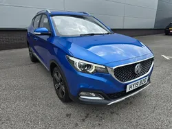 Blue Used 2019 MG ZS Exclusive Sedan | £9,299 (Fair price)