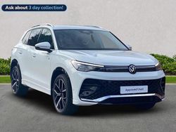 White New 2025 VW Tiguan R-line SUV | £37,245 (Expensive)