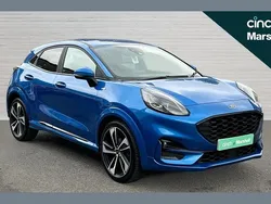Blue Used 2020 Ford Puma Gen-E ST-Line X SUV | £12,452 (Fair price)