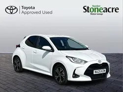 White New 2025 Toyota Yaris Hybrid Design Hatchback | £20,500 (Super price)