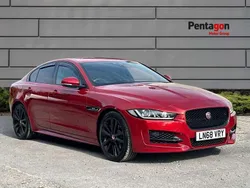 Red Used 2018 Jaguar XE R-Sport Sedan | £14,495 (Fair price)