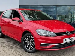 Red Used 2017 VW Golf VII SE Hatchback | £15,335 (Fair price)