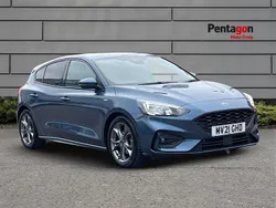 Blue Used 2021 Ford Focus ST-Line Hatchback | £13,495 (Good price)