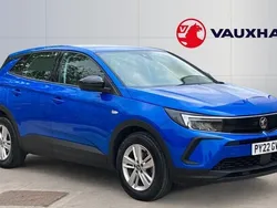 Blue Used 2022 Vauxhall Grandland X Design Edition SUV | £14,634 (Good price)