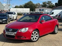 Red Used 2008 VW Eos Sportline Cabriolet | £1,525 (Good price)
