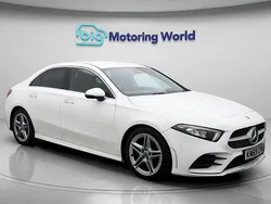 White Used 2019 Mercedes A180 AMG line Sedan | £15,800 (Fair price)