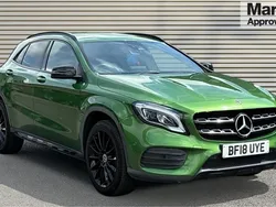 Green Used 2018 Mercedes GLA220 AMG Line Premium SUV | £16,993 (Fair price)