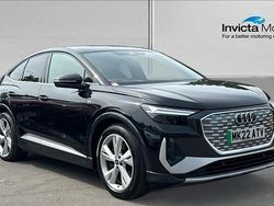 Black Used 2022 Audi Q4 e-tron S-Line SUV | £25,200 (Fair price)