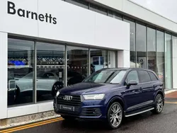 Blue Used 2018 Audi Q7 Advanced SUV | £37,999 (Fair price)