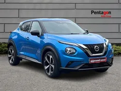 Blue Used 2020 Nissan Juke Tekna SUV | £15,794 (Fair price)