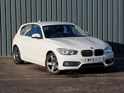 White Used 2018 BMW 118 Sport Line Hatchback | £8,498 (Fair price)