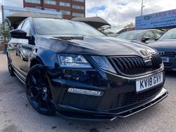 Black Used 2018 Skoda Octavia vRS Hatchback | £15,749 (Fair price)