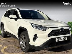 White Used 2022 Toyota RAV4 Hybrid SUV | £23,861 (Super price)