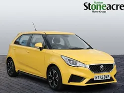 Yellow Used 2022 MG MG3 Excite Hatchback | £9,995 (Fair price)