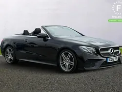Black Used 2018 Mercedes E300 AMG Line Premium Plus Cabriolet | £22,799 (Fair price)