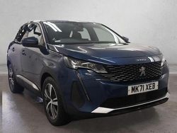 Blue Used 2021 Peugeot 3008 Allure SUV | £12,699 (Fair price)
