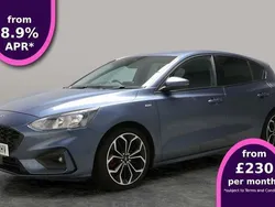 Blue Used 2019 Ford Focus ST-Line X Hatchback | £14,573 (Fair price)
