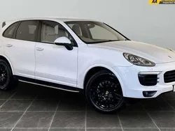 White Used 2017 Porsche Cayenne Platinum Edition SUV | £25,495 (A bit pricey)