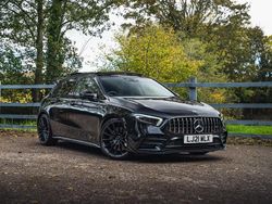 Black Used 2021 Mercedes A35 AMG Premium Plus Hatchback | £28,950 (Fair price)