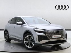 Silver Used 2022 Audi Q4 e-tron S-Line SUV | £24,690