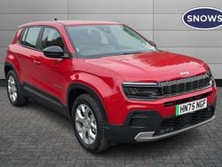 Red New 2025 Jeep Avenger EV Altitude SUV | £21,990 (Good price)