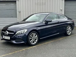 Blue Used 2017 Mercedes C200 Coupe | £11,700 (Good price)