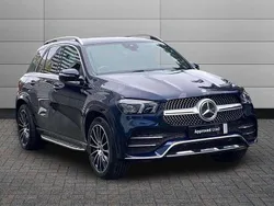 Blue Used 2022 Mercedes GLE400 AMG line SUV | £48,550 (Fair price)