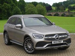 Silver Used 2021 Mercedes GLC300 AMG Line Premium Estate | £28,900 (Fair price)
