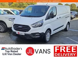 Frozen white (solid colour) Used 2022 Ford Transit Custom | £12,925 (Good price)
