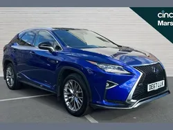 Blue Used 2017 Lexus RX450h Sport Line SUV | £23,300 (Fair price)