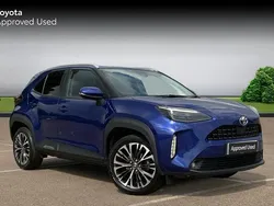 Blue Used 2022 Toyota Yaris Hybrid | £19,350 (A bit pricey)