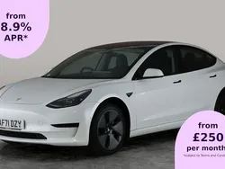 White Used 2021 Tesla Model 3 Standard Range Plus Sedan | £15,946 (Expensive)