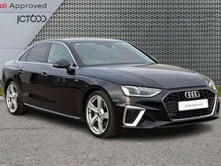 Black Used 2022 Audi A4 S-Line Sedan | £24,247 (Fair price)