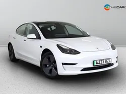 White Used 2022 Tesla Model 3 Long Range AWD Sedan | £21,975 (Fair price)