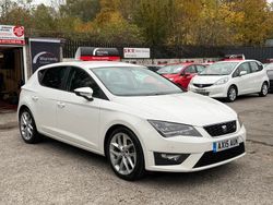 White Used 2015 Seat Leon FR Hatchback | £5,695 (Fair price)