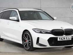 White Used 2024 BMW 320 M Sport Estate | £36,400 (Expensive)