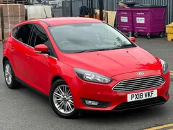 Red Used 2018 Ford Focus Zetec Hatchback | £6,299 (Good price)