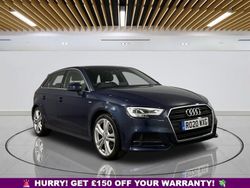 Blue Used 2020 Audi A3 Sportback S-Line Hatchback | £20,999 (A bit pricey)
