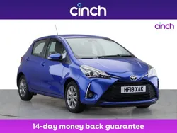 Blue Used 2018 Toyota Yaris Hatchback | £7,999 (Fair price)