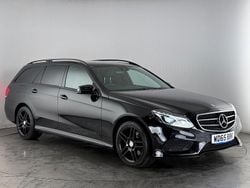 Black Used 2015 Mercedes E220 AMG Estate | £10,900 (Fair price)